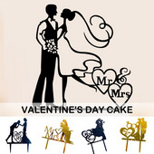 Επέτειος γάμου Τούρτα για πάρτι Ακρυλικό χρυσό κάλυμμα για τούρτες Χρόνια πολλά Προμήθειες για πάρτι Διακοσμήσεις τούρτας Διαφημιστικά είδη