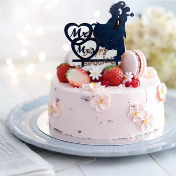 Парти за годишнина от сватба Топер за торта Акрилни златни топери за торта Честит рожден ден Консумативи за парти Декорации за торти Рекламни артикули