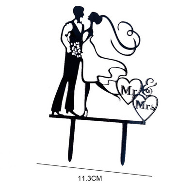 Επέτειος γάμου Τούρτα για πάρτι Ακρυλικό χρυσό κάλυμμα για τούρτες Χρόνια πολλά Προμήθειες για πάρτι Διακοσμήσεις τούρτας Διαφημιστικά είδη