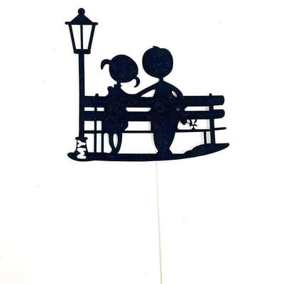 Επέτειος γάμου Τούρτα για πάρτι Ακρυλικό χρυσό κάλυμμα για τούρτες Χρόνια πολλά Προμήθειες για πάρτι Διακοσμήσεις τούρτας Διαφημιστικά είδη