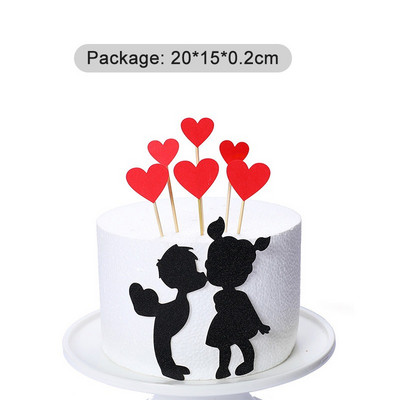 Επέτειος γάμου Τούρτα για πάρτι Ακρυλικό χρυσό κάλυμμα για τούρτες Χρόνια πολλά Προμήθειες για πάρτι Διακοσμήσεις τούρτας Διαφημιστικά είδη