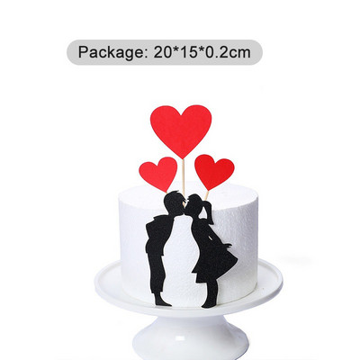 Επέτειος γάμου Τούρτα για πάρτι Ακρυλικό χρυσό κάλυμμα για τούρτες Χρόνια πολλά Προμήθειες για πάρτι Διακοσμήσεις τούρτας Διαφημιστικά είδη