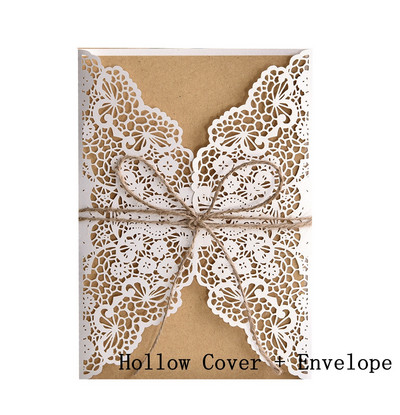 10 tk Laserlõigatud pulmakutsekaardid pulmakihlamiseks Pruudi beebiõhtu sünnipäevapeokutse õnnitluskaardid