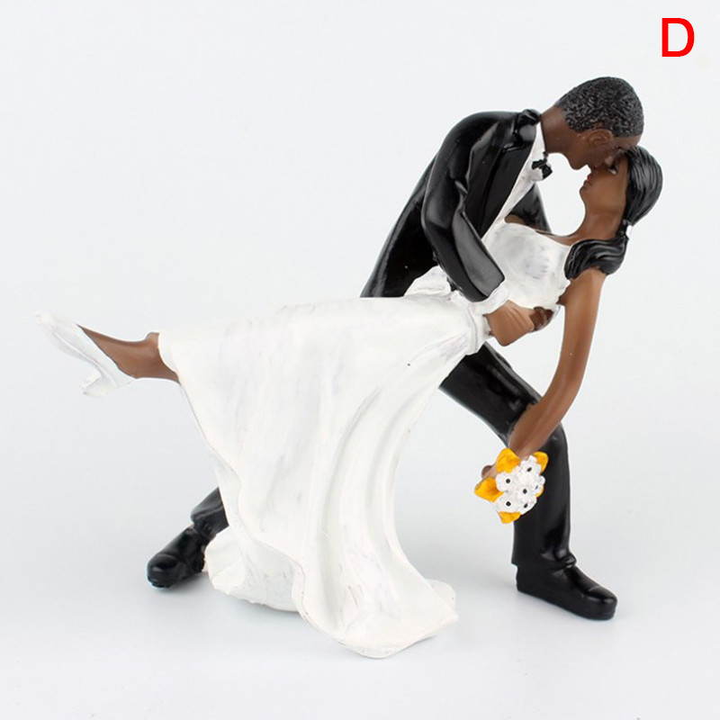 Nuotakos jaunikio figūrėlės Juokingi saldūs vestuvinio torto papuošimai Vestuvių figūrėlės lėlės stovo papuošalai Dervos vestuvinio torto papuošalai