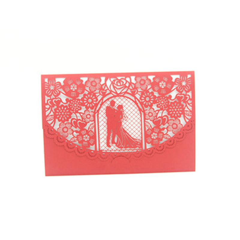 10 TK Pruudi ja peigmehe pulmakutsed Kaart Pärlipaberist Kutsekaardid Pulma-aastapäeva Mariage Peokaunistused