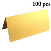 100 gab. Luksusa ballīšu galda nosaukums Vietu kartītes Kāzu Ziemassvētku dzimšanas dienas ballīte Ielūguma kartītes Galda dekorēšanas piederumi