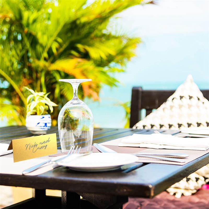 100 TK Luksuslik peolaud Nimi Kohakaardid Pulmad Jõulu-sünnipäevapeo Kutsekaardid Lauakaunistustarvikud