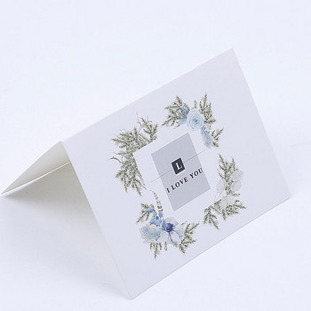 10 ΤΕΜ. Καλύτερες ευχές για εσάς/Ευχαριστώ Ευχετήρια κάρτα Καρτ ποστάλ γάμου για προσκλητήρια γενεθλίων Διακόσμηση τούρτας λουλούδια