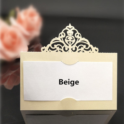 10/50/100 tk Elegantne lauakaart Südamega õõnes laud Nimekaart Lauakaardid Kohakaardid Pulmakülalistele banketipeo teened 5z