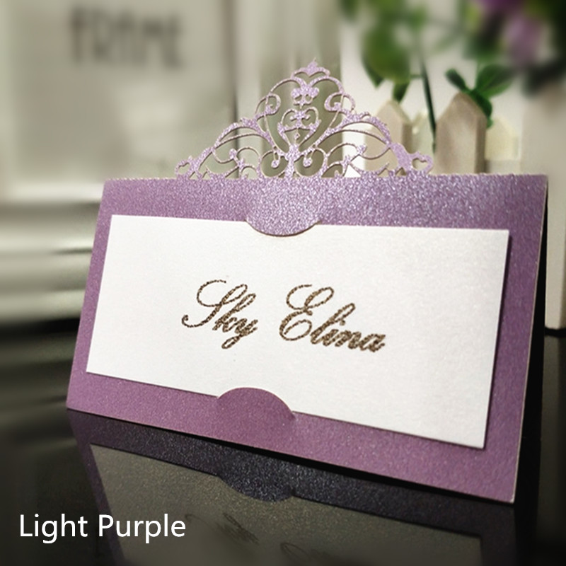 10/50/100 tk Elegantne lauakaart Südamega õõnes laud Nimekaart Lauakaardid Kohakaardid Pulmakülalistele banketipeo teened 5z