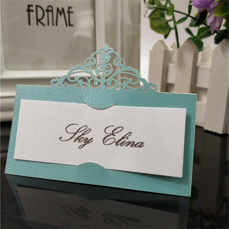 10/50/100 tk Elegantne lauakaart Südamega õõnes laud Nimekaart Lauakaardid Kohakaardid Pulmakülalistele banketipeo teened 5z
