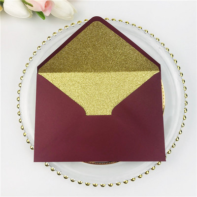 25X sillerdav helkiv läikiv ümbrik pulmakutsete jaoks särava joonega Pearlscent särav ümbrik 4 tähistamine