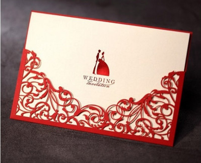 1Χ Δείγμα Δωρεάν αποστολή Κόψιμο με λέιζερ Μαργαριτάρι Λευκό Μαύρο Προσκλητήριο Γάμου Προσαρμοσμένο Χρώμα Για Μπομπονιέρα Νυφικού Ντους