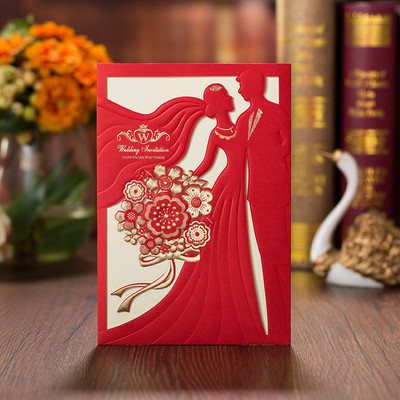 1Χ Δείγμα Δωρεάν αποστολή Κόψιμο με λέιζερ Μαργαριτάρι Λευκό Μαύρο Προσκλητήριο Γάμου Προσαρμοσμένο Χρώμα Για Μπομπονιέρα Νυφικού Ντους