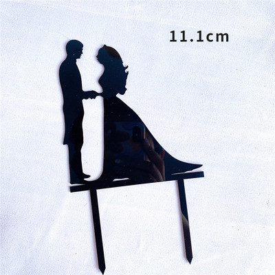 Akrilni nadjev za svadbenu tortu Mrs & Mrs vjenčanje Ispovijed Prekrivači za kolače Dekoracija deserta Predlažemo pribor za pečenje kolača