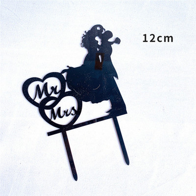 Akrilni nadjev za svadbenu tortu Mrs & Mrs vjenčanje Ispovijed Prekrivači za kolače Dekoracija deserta Predlažemo pribor za pečenje kolača