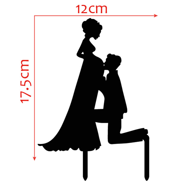 Soe pere rase ema ja isa akrüül härra ja proua pruut peigmehe koogi lipukatted pulma-aastapäeva peo koogi küpsetamiseks