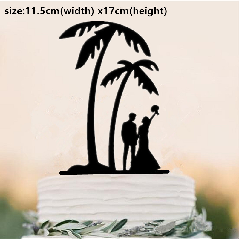 Rannateemaline pulmakaunistus Merineitsi ja kapten, pruut ja peigmees, härra ja proua pulmakoogi torditarvik, aastapäev