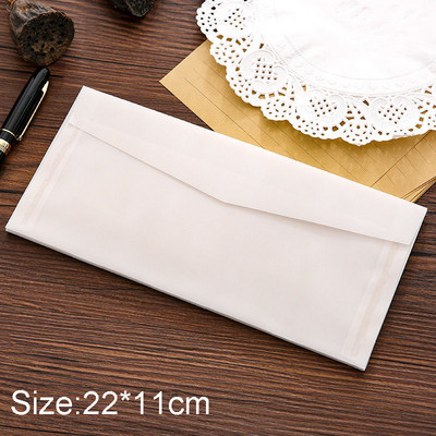 10 tk/partii läbipaistev ümbrik, läbipaistev paberist ümbrikud, DIY postkaartide kinkekaartide hoiustamispeo pulmakutsete ümbrikud