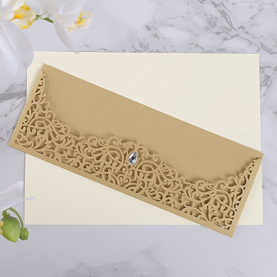 1 tk Laserlõigatud pulmakutsekaart Rose Flora visiitkaart Sünnipäevaõnnitluskaardid Kohandatud kaunistuse peotarbed