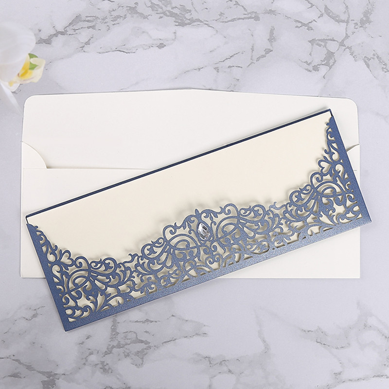 1 tk Laserlõigatud pulmakutsekaart Rose Flora visiitkaart Sünnipäevaõnnitluskaardid Kohandatud kaunistuse peotarbed