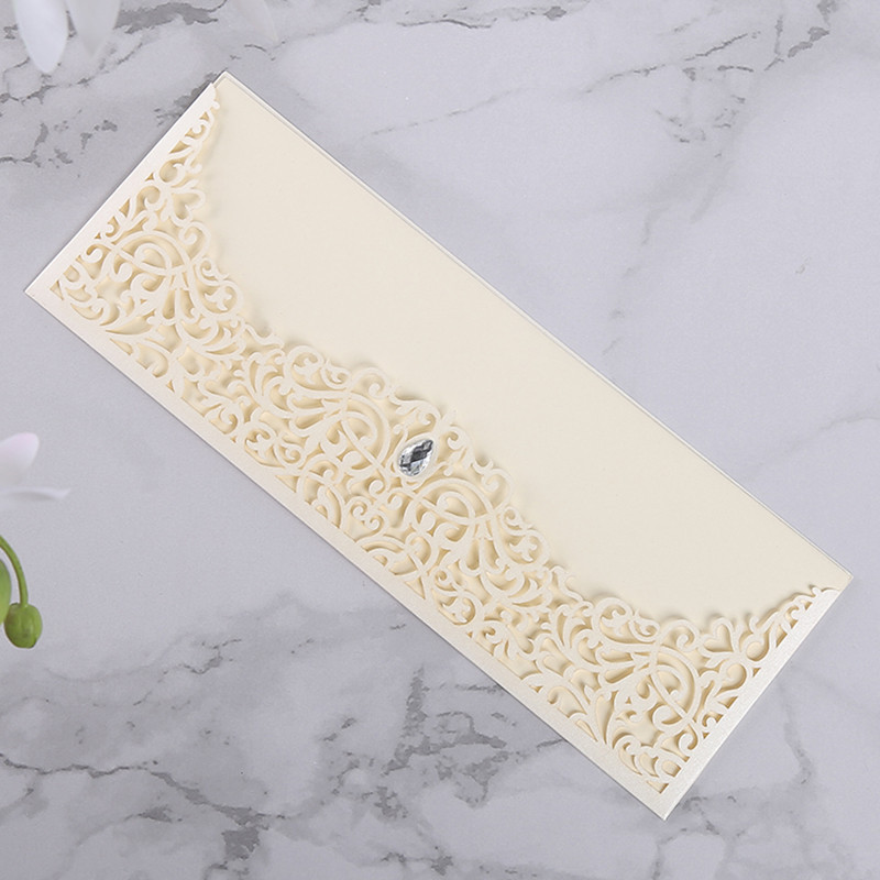 1 tk Laserlõigatud pulmakutsekaart Rose Flora visiitkaart Sünnipäevaõnnitluskaardid Kohandatud kaunistuse peotarbed