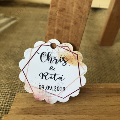 120 tk kohandamissilt , aukude siltidega kingitus / sünnipäev / ristimine / pulmasild, isikupärastatud