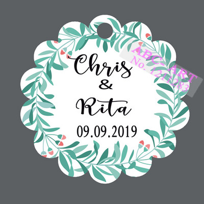 120 tk kohandamissilt , aukude siltidega kingitus / sünnipäev / ristimine / pulmasild, isikupärastatud