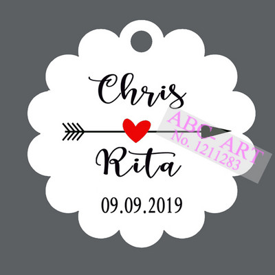 120 tk kohandamissilt , aukude siltidega kingitus / sünnipäev / ristimine / pulmasild, isikupärastatud