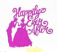 1 τμχ Happy Ever After Wedding Cake Flag Topper Πολλαπλών Χρωμάτων Bride Cake Flags for Wedding Anniversary Party Cake Baking Decor