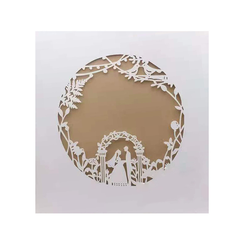 25 tk. Meresinised Pruudi ja peigmehe pulmakutsed pärlipaberiga Laserlõigatud kutsetega Õnnitluskaardid Baby Shower Peovarustus