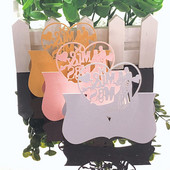 50 tk Nimi Kohakaart Härra ja proua peokaardid Kohandatud lauamärk Sünnipäev Pulm Sündmus Peobaari kaunistused Peokink