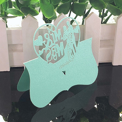 50 tk Nimi Kohakaart Härra ja proua peokaardid Kohandatud lauamärk Sünnipäev Pulm Sündmus Peobaari kaunistused Peokink