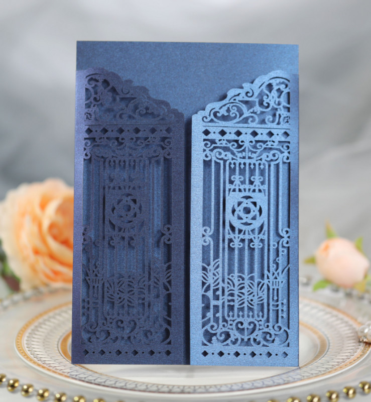 25 tk Laserlõigatud uksekujuline pulmakutsete kaart ümbrikuga Õnnitluskaardid Pulmade mariaž sünnipäevapeo teenete kaunistus