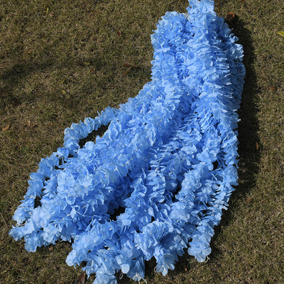 1M/2M με τεχνητά λουλούδια ορχιδέας Rattan String Vine Green Leaves for Home Wedding Garden διακόσμηση Κρεμαστός τοίχος γιρλάντα