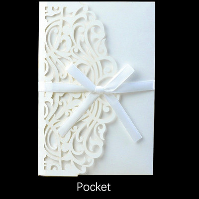 10 tk viinapuu lilledega laserlõigatud pulmakutsed kaardid pruudileitsu koos RSVP-ga pitsist taskuvibudega Kutsete kaardipeo sisekujundus