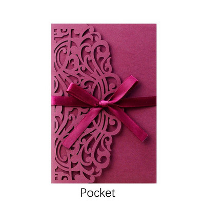 10 tk viinapuu lilledega laserlõigatud pulmakutsed kaardid pruudileitsu koos RSVP-ga pitsist taskuvibudega Kutsete kaardipeo sisekujundus