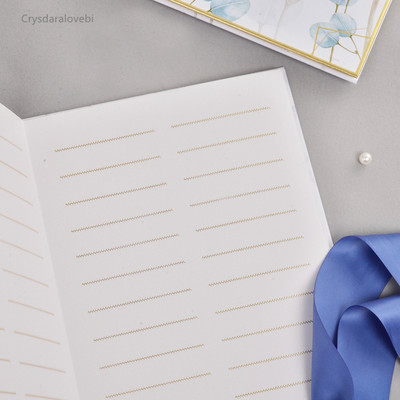 Pulmaallkirjade raamatud Pulmakülaliste raamat Isikupärastatud pulmakaunistus piparmündi eukalüpti külalisteraamat