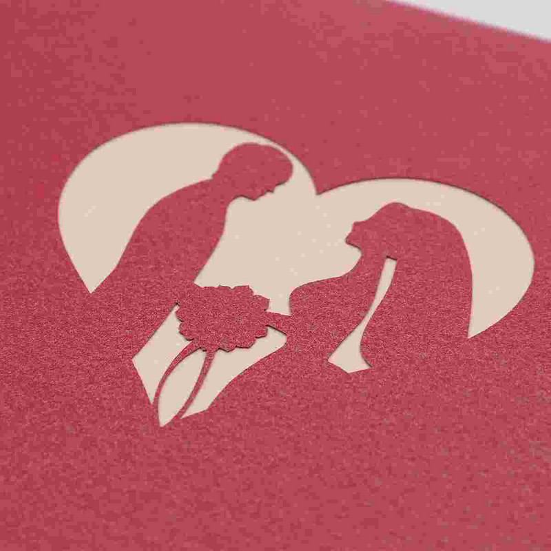 UNOMORi loominguline 3D-tervituskingitus pruudi ja peigmehe disainiga pulmadeks