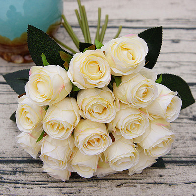 18tk/partii Roosi kunstlilled pulmakimp Siidroosilill kodupeo kaunistamiseks Võltslilled jõululilled