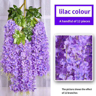 Kunstlill Wisteria Lill Rippuv Lilleoa Lill Pulmaaed Lillekunst Elutoa Kontorikaunistus Oendant