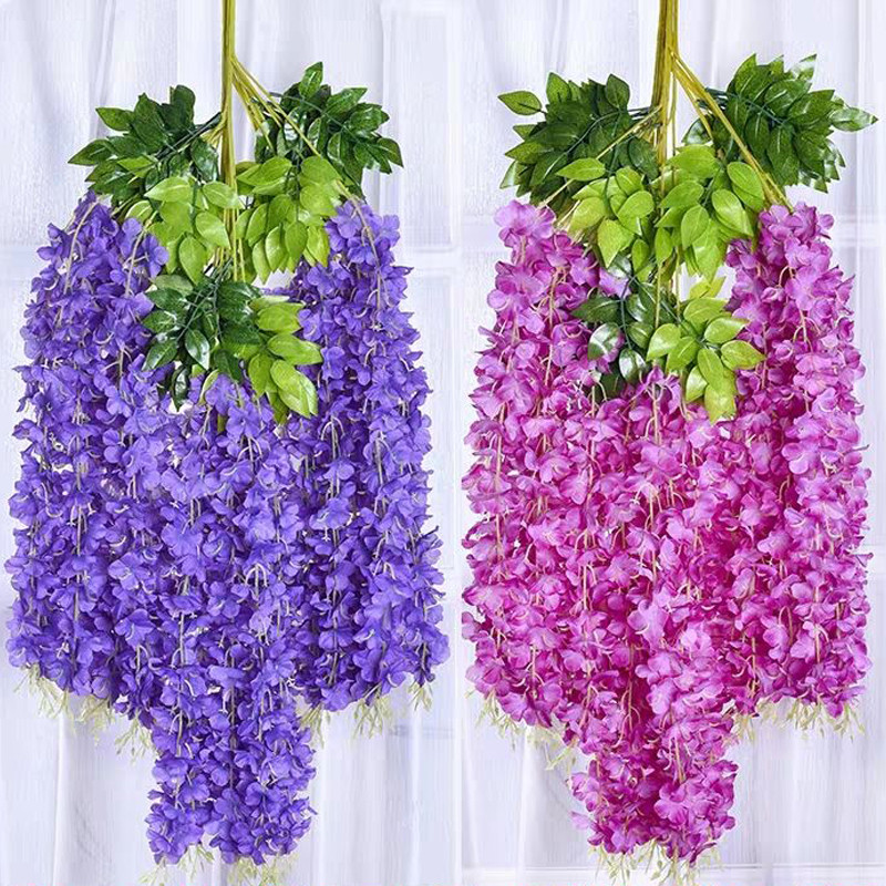 Kunstlill Wisteria Lill Rippuv Lilleoa Lill Pulmaaed Lillekunst Elutoa Kontorikaunistus Oendant