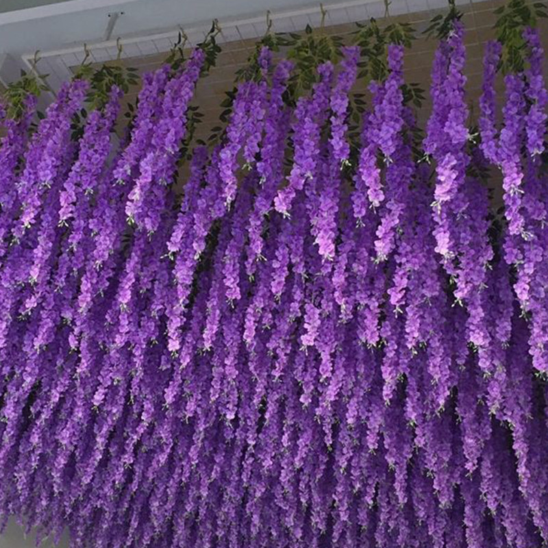 Kunstlill Wisteria Lill Rippuv Lilleoa Lill Pulmaaed Lillekunst Elutoa Kontorikaunistus Oendant