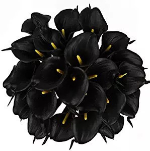 Kiire kohaletoimetamine 10 tk kunstlilled Real Touch Calla Lily lillekimp välitingimustes kodukaunistuseks peoks, võltslillede ninasegay