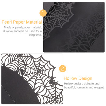 Покана Покани за Хелоуин Парти Bowknotcut Hallow Wedding Birthdayhorror Spiderweb Spider Hollow Kits Invites Shower Baby