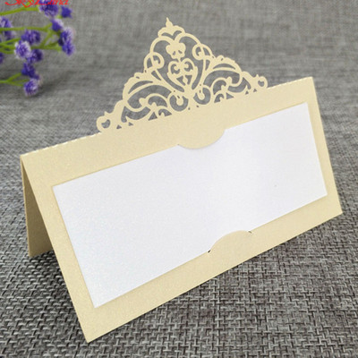 50 τεμ. Laser Cut Διακοσμητικό Τραπέζι Κάρτα Όνομα Θέση Κάρτα Μπομπονιέρα Διακόσμησης Γάμου