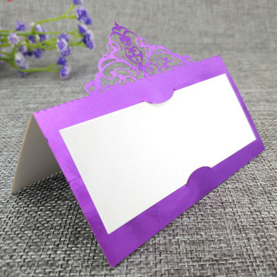 50 τεμ. Laser Cut Διακοσμητικό Τραπέζι Κάρτα Όνομα Θέση Κάρτα Μπομπονιέρα Διακόσμησης Γάμου