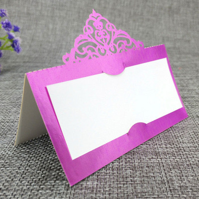 50 τεμ. Laser Cut Διακοσμητικό Τραπέζι Κάρτα Όνομα Θέση Κάρτα Μπομπονιέρα Διακόσμησης Γάμου