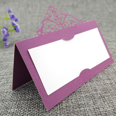 50 τεμ. Laser Cut Διακοσμητικό Τραπέζι Κάρτα Όνομα Θέση Κάρτα Μπομπονιέρα Διακόσμησης Γάμου