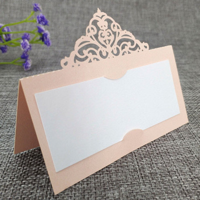 50 τεμ. Laser Cut Διακοσμητικό Τραπέζι Κάρτα Όνομα Θέση Κάρτα Μπομπονιέρα Διακόσμησης Γάμου